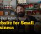 Affordable one-page website for small business